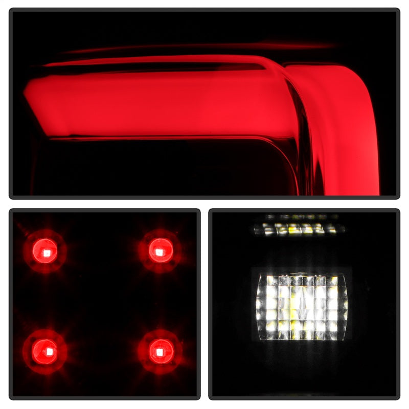 Spyder 04-08 Ford F150 Styleside Version 2 LED Tail Lights - Black (ALT-YD-FF15004V2-RBLED-BK)