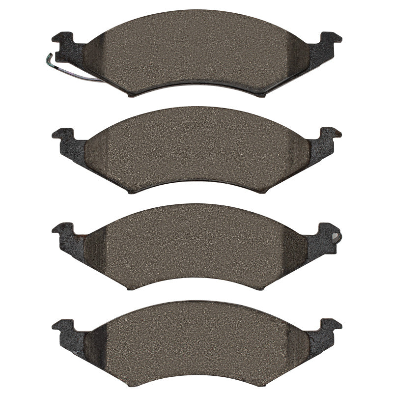 DFC 86-93 Ford Taurus SHO Front 5000 Advanced Semi Metallic Brake Pads and Hardware Kit