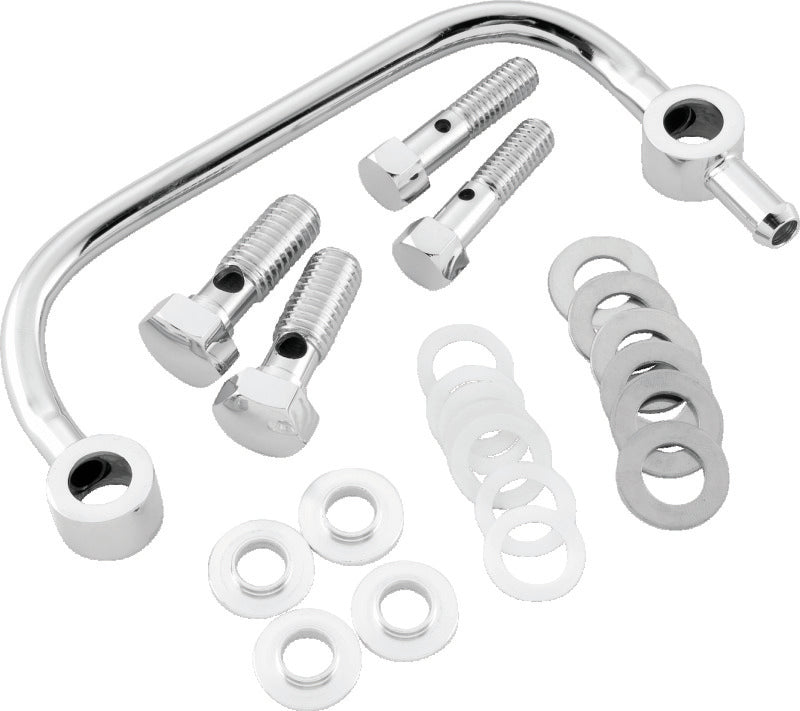Bikers Choice 93-06 Big Twin Chrome Head Breather Kit