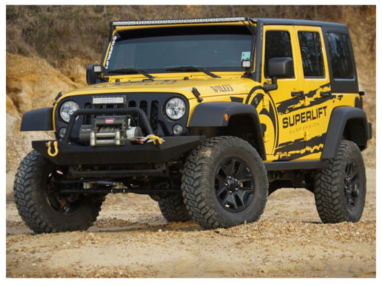 Superlift 07-18 Jeep Wrangler JK Unlimited 4in Lift Kit Standard Kit w/ Superlift Shocks