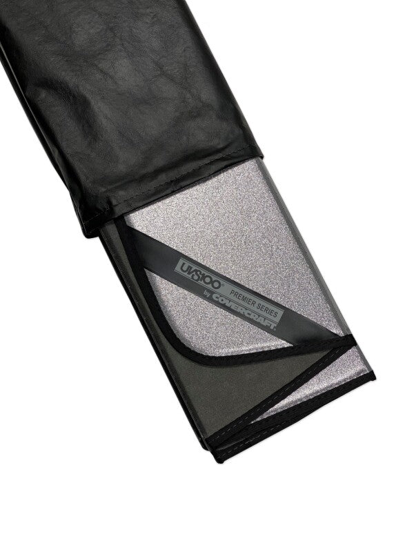 Covercraft 22-24 Volkswagen GTI/Golf R UVS100 Premier Series Custom Sunscreen - Galaxy Silver