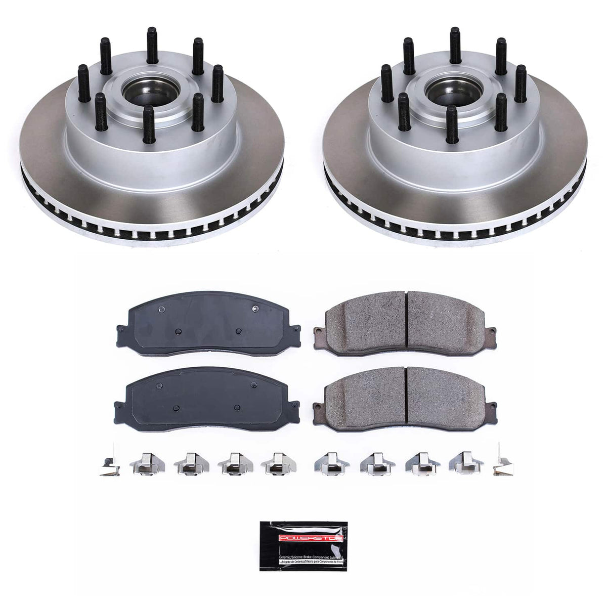 Power Stop 2012 Ford F-350 Super Duty Front Semi-Coated Rotor Kit