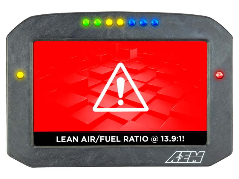 AEM CD-7G Carbon Flush Digital Dash Display w/ Internal 20Hz GPS & Antenna