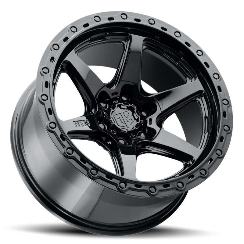 MTX Spitfire 6 Gloss Black 22x10in / 6x135 BP / -18mm Offset / 87.1mm Bore