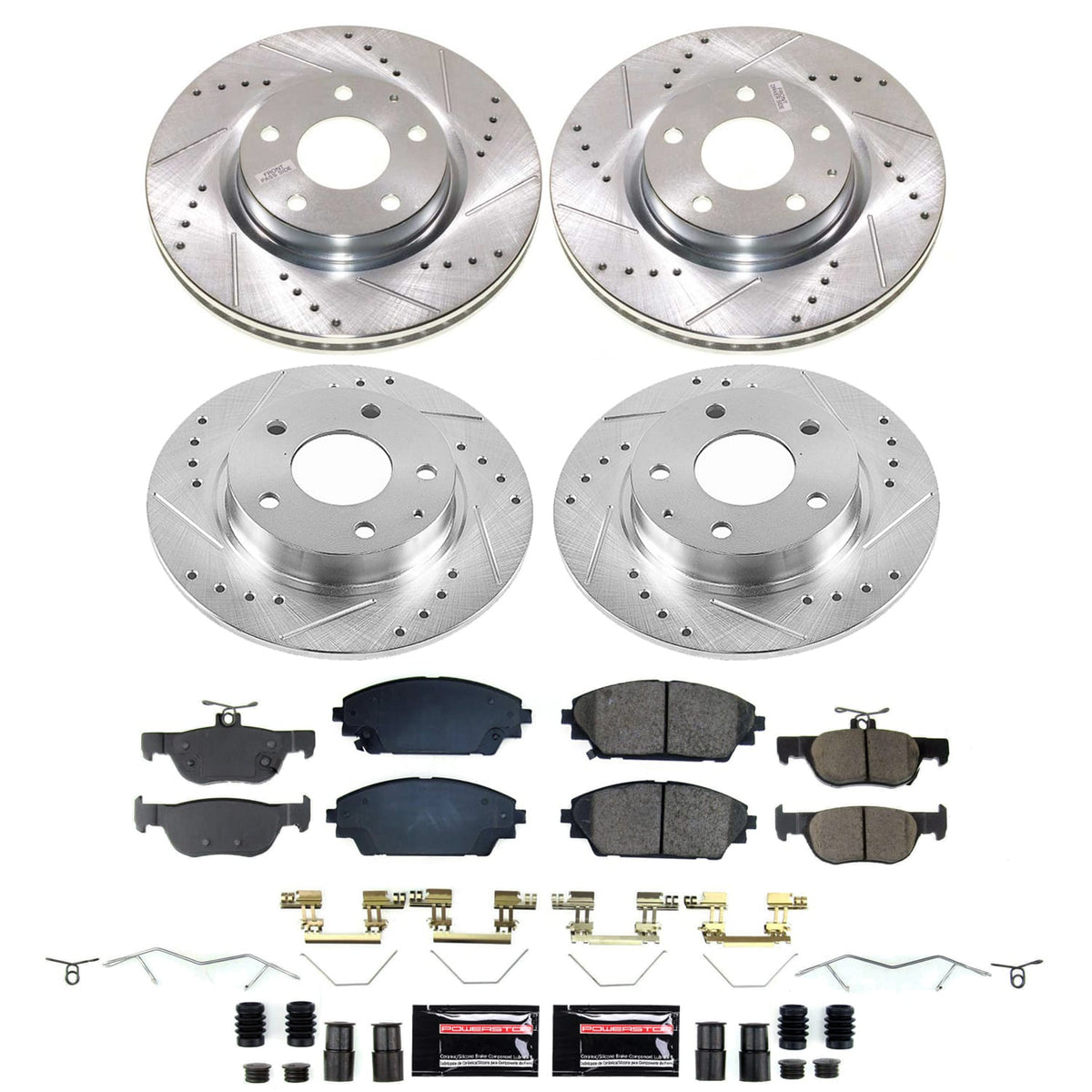Power Stop 20-22 Mazda CX-30 Front and Rear Z23 Evolution Brake Kit