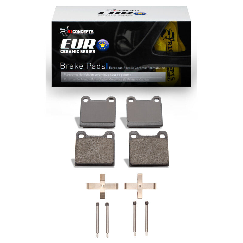 R1 67-76 Porsche 912 Front Euro Ceramic Pads & Hardware Kit