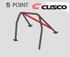 Cusco 08-13 Mitsubishi Evo 10 CZ4A Roll Cage 5 point Chromoly 5 Passengers (S/O / No Cancel)