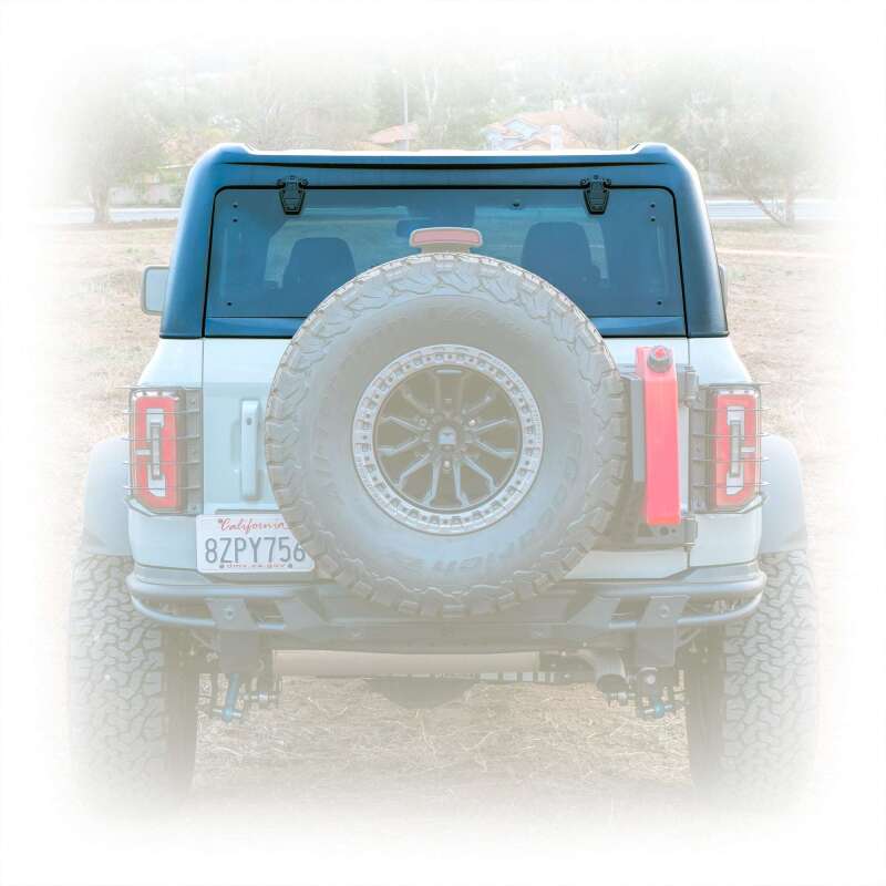 Turn Offroad 2021+ Ford Bronco 4 Dr Hardtop Defroster Side Badge Delete - TXT BLK
