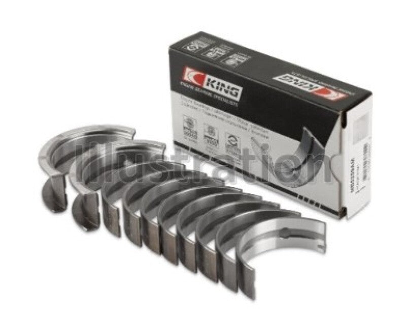 King Engine Bearings Chevrolet/Isuzu Ohv Ln2 Fl O/S 010 (Size +0.50mm) Main Bearing Set