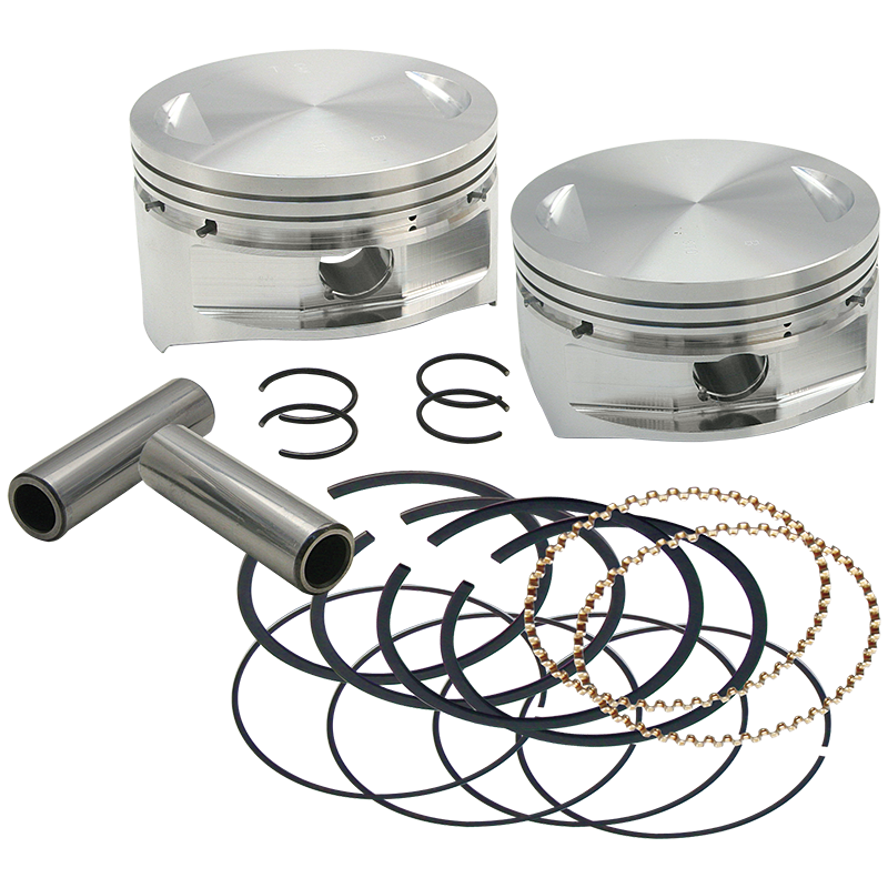 S&S Cycle 84-99 BT 4in Bore Forged Pistons - Standard