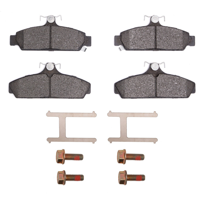 DFC 84-87 Chevrolet Corvette Front 5000 Advanced Semi Metallic Brake Pads and Hardware Kit