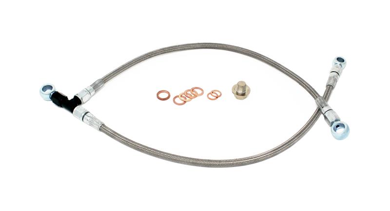 Torque Solution Turbo Oil Feed Line Kit - Subaru EJ Stock Location