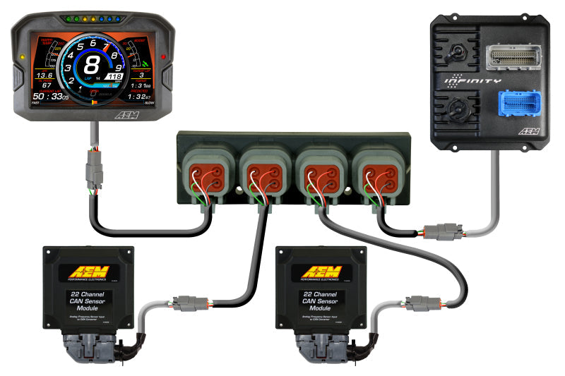 AEM 4 Port AEMnet Can Hub