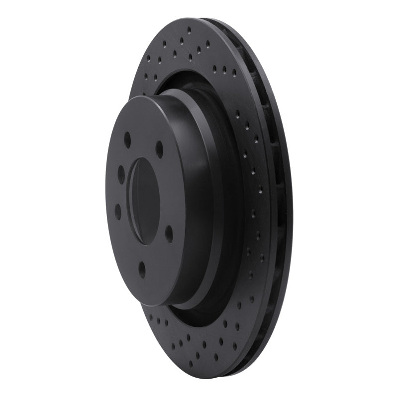 R1 95-02 BMW M3 Rear Right Drilled Black Brake Rotor