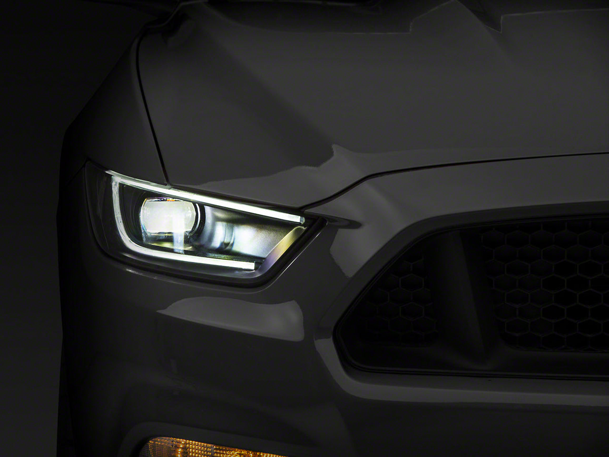 Raxiom 15-17 Ford Mustang 18-20 Mustang GT350 LED Headlights- Blk Housing