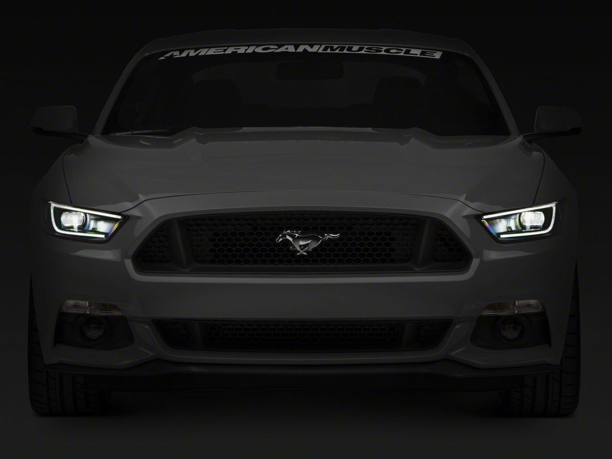 Raxiom 15-17 Ford Mustang 18-20 Mustang GT350 LED Headlights- Blk Housing