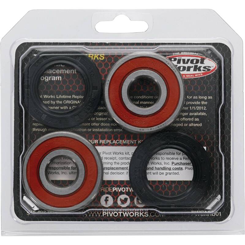 Pivot Works Kawasaki Wheel Bearing Kit Premium Bearings