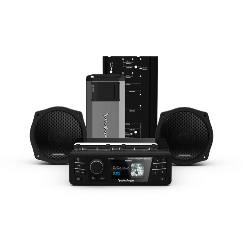 Rockford Fosgate 1998-2013 Harley-Davidson Street Glide PMX Stage 2 Audio Kit