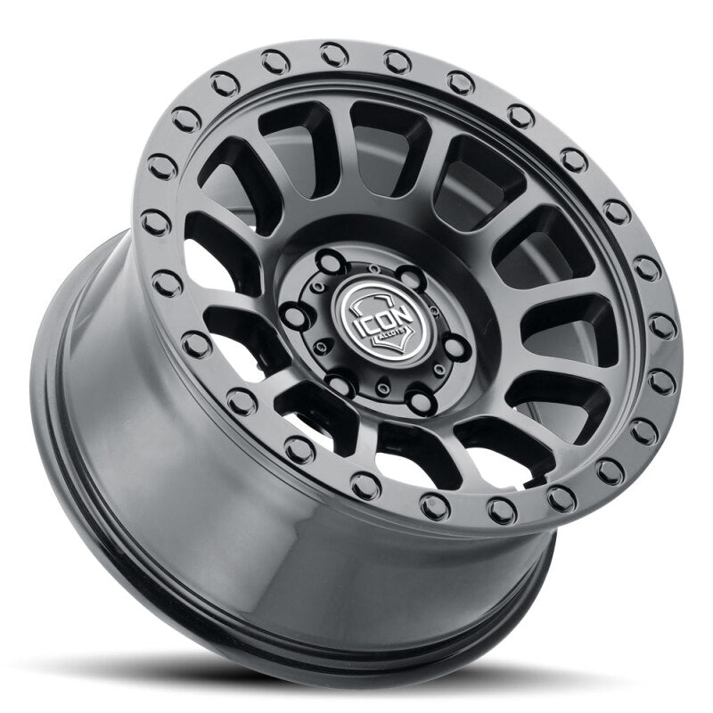 ICON Hulse 18x9 8x180 12mm Offset 5.5in BS Double Black