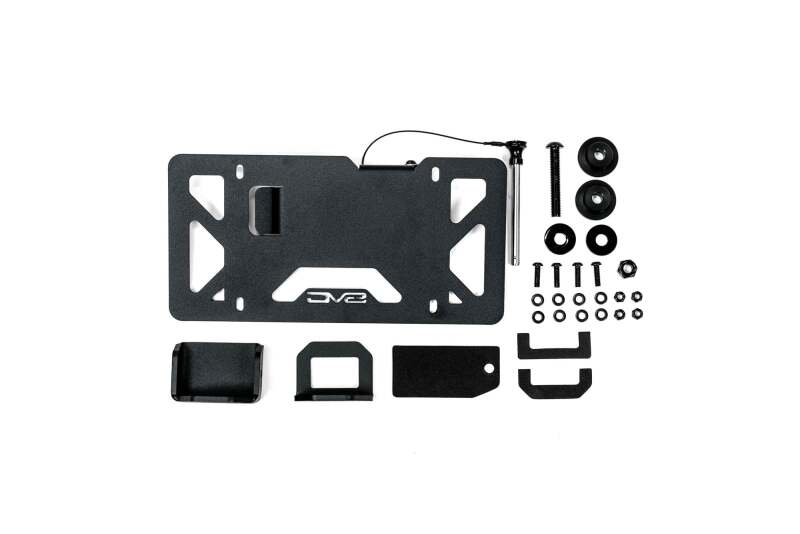 DV8 Offroad Universal Quick Release D-Ring License Plate Mount