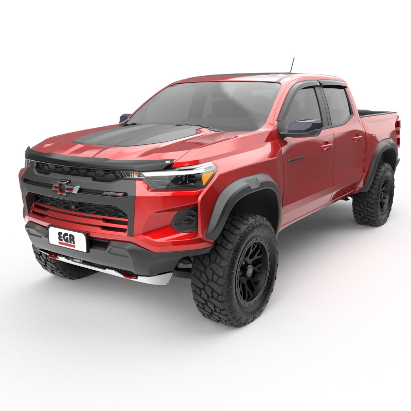 EGR 4pc Smoke Finish Tape-on Window Visors for Colorado|Canyon