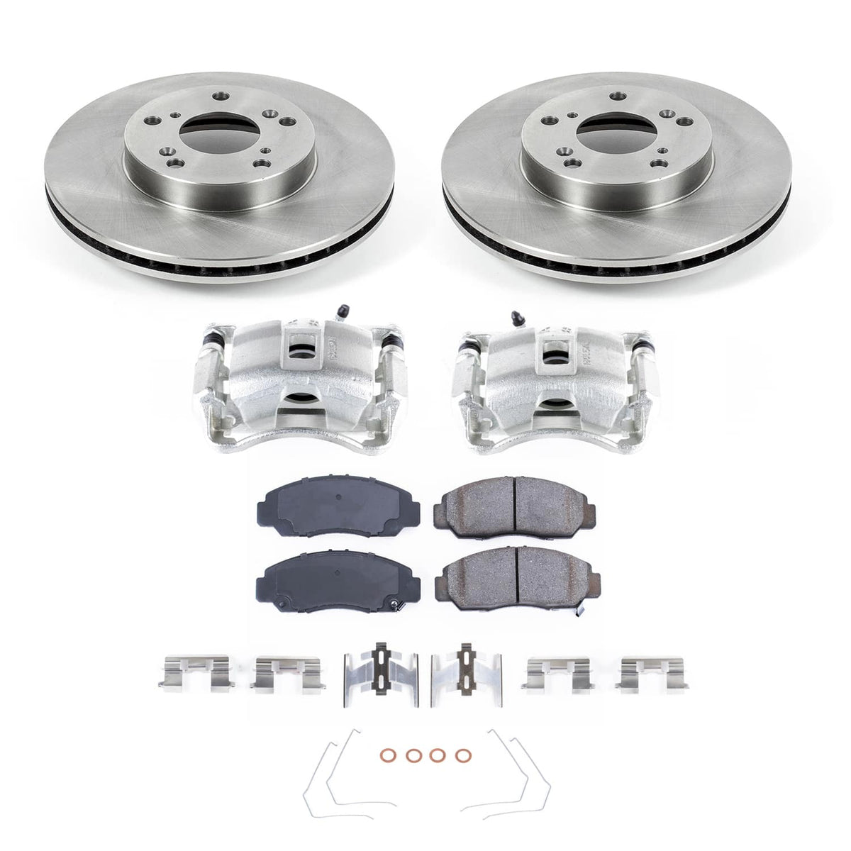 Power Stop 06-11 Honda Civic Front Autospecialty Kit w/Calipers