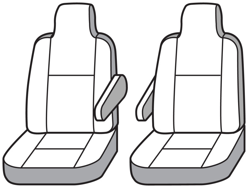 Covercraft 1992-96 Ford FS Carhartt SeatSaver Custom Front Row Seat Covers - Gravel