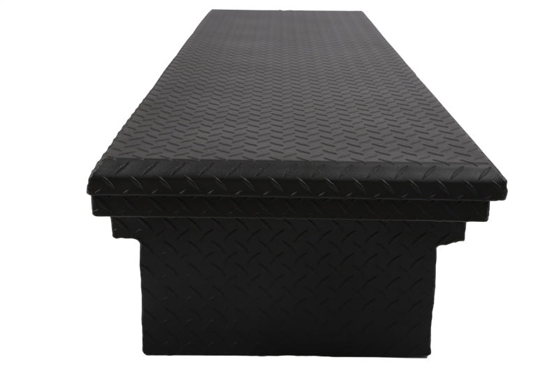 Deezee Universal Tool Box - Red Crossover - Single Lid Black BT (Low/Txt Blk)