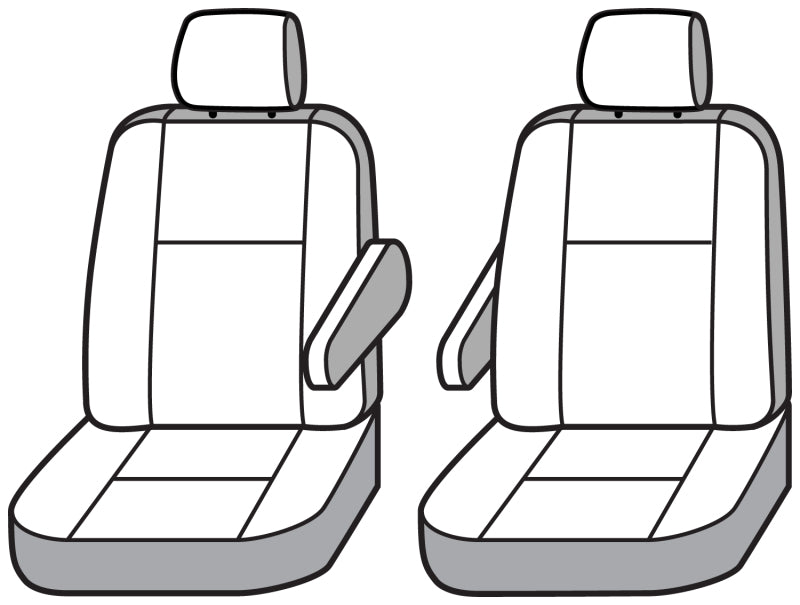 Covercraft 18-21 Chrysler Pacifica Carhartt SeatSaver Custom Front Row Seat Covers - Gravel