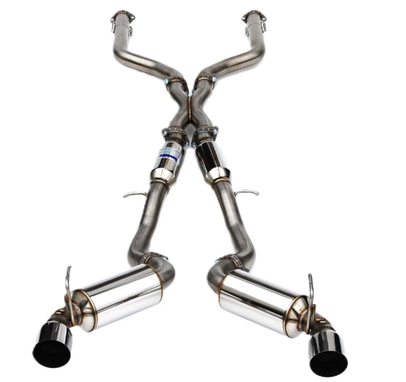 Invidia 2022+ Nissan Z 70mm N1 Cat Back Exhaust - SS Tips