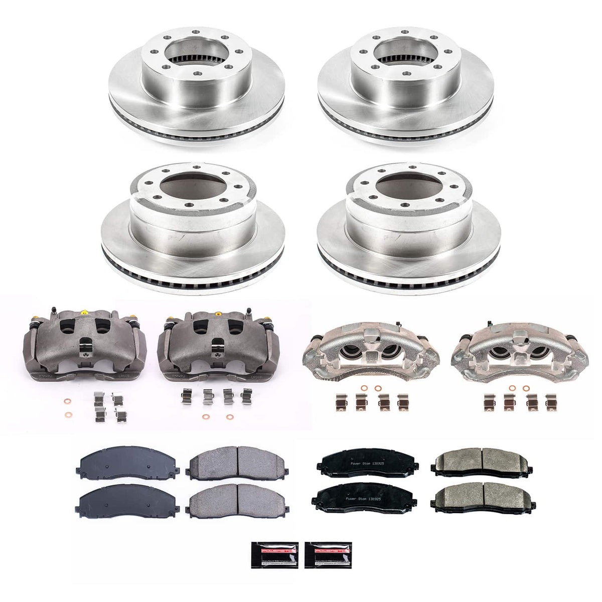 Power Stop 13-22 Ford F-350 Super Duty Front and Rear Autospecialty Kit w/Calipers