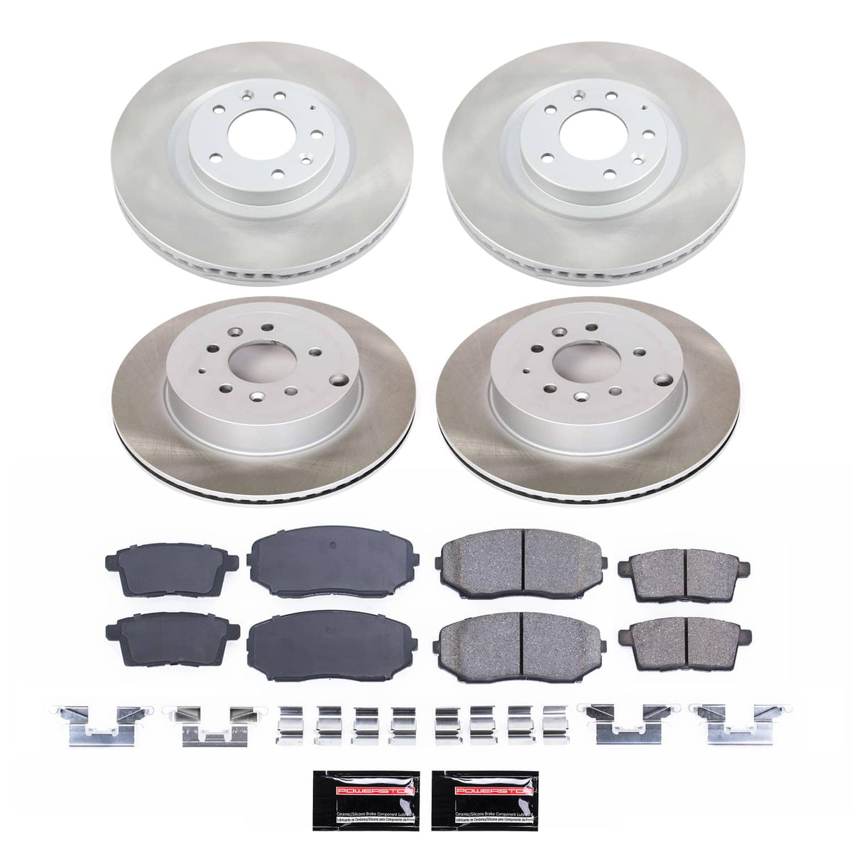 Power Stop 07-15 Mazda CX-9 Front and Rear Semi-Coated Rotor Kit