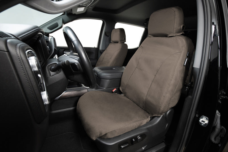 Covercraft 19-26 Mercedes-Benz Sprinter Enduro Waterproof Custom Front Row Seat Covers-Taupe
