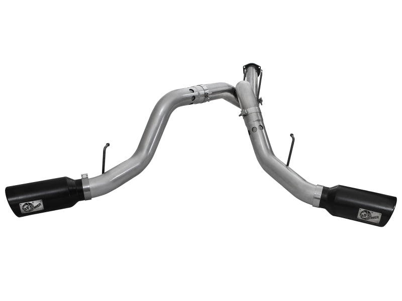 aFe Large Bore-HD DPF-Back Exhaust System Ford Diesel Trucks 11-14 V8-6.7L (td)