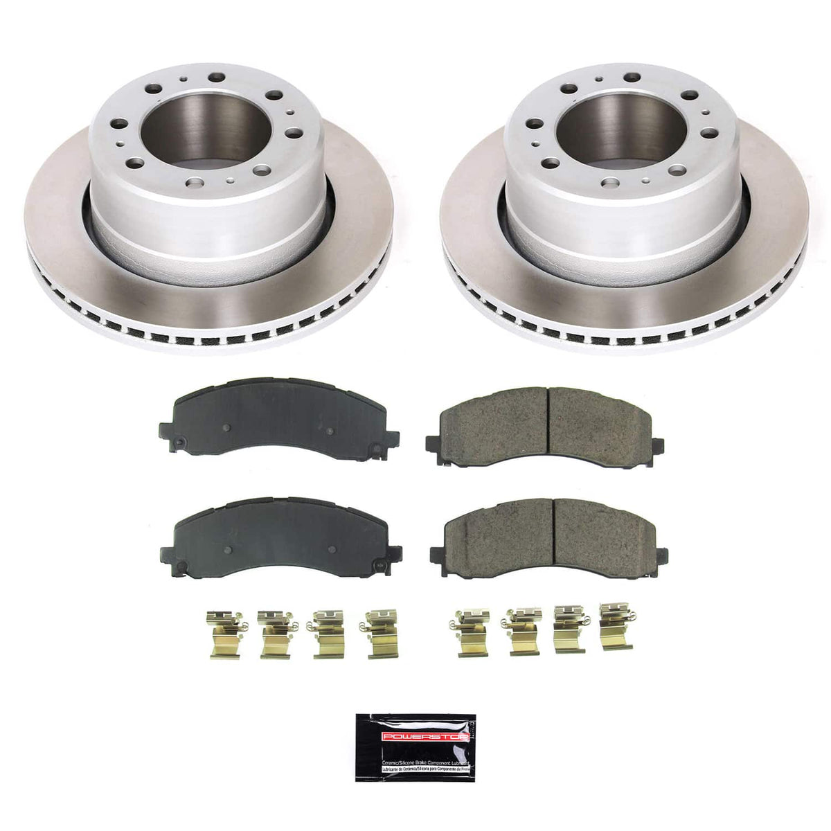 Power Stop 19-22 Ram 2500 Rear Semi-Coated Rotor Kit