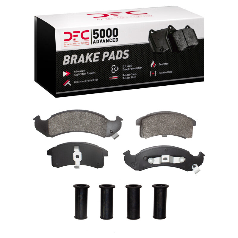 DFC 94-99 Buick LeSabre Front 5000 Advanced Semi Metallic Brake Pads and Hardware Kit