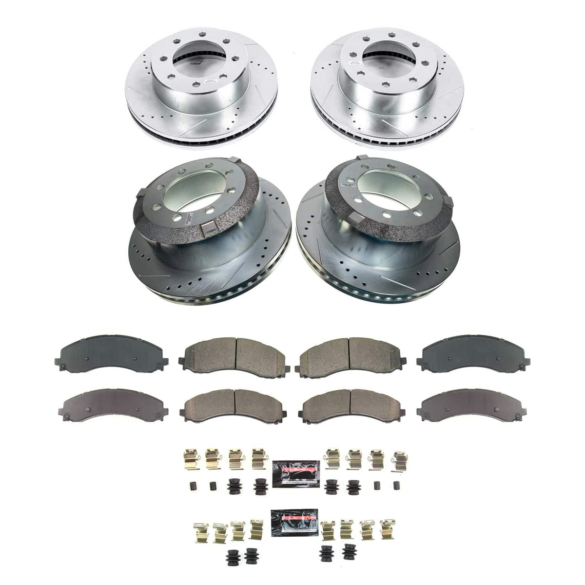 Power Stop 19-22 Ram 3500 Front and Rear Z23 Evolution Brake Kit