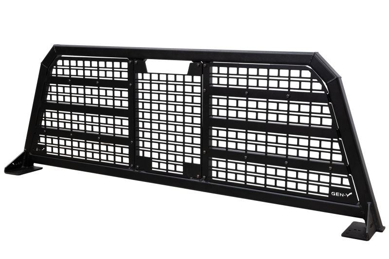 Gen-Y 20+ GMC GM 2500/3500 Defender Headache Rack/ 3-Molle Panels - Black
