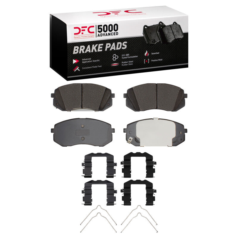 DFC 17-25 Hyundai Elantra GT Front 5000 Advanced Ceramic Brake Pads and Hardware Kit