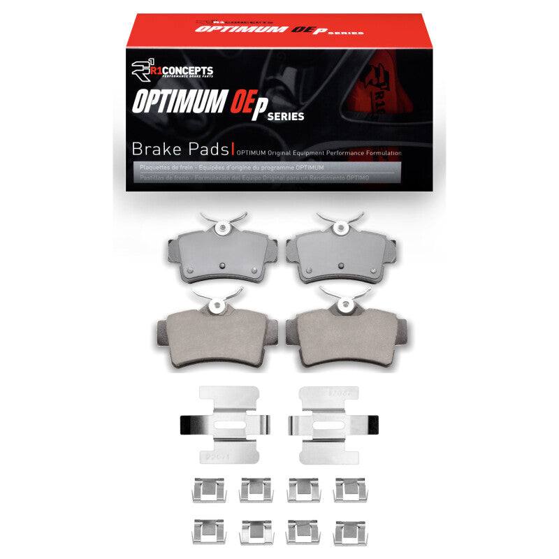 R1 1994-2004 Ford Mustang Rear R1 Optimum OE Pads & Hardware Kit