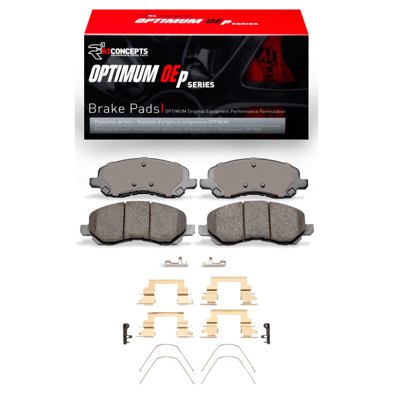 R1 16-17 Jeep Compass Front Optimum OE Pads & Hardware Kit