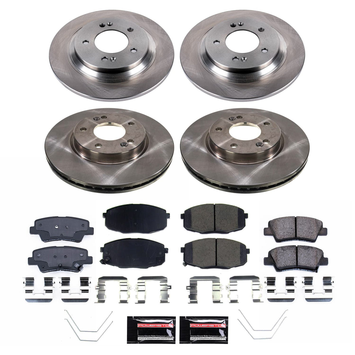 Power Stop 2022 Kia Forte Front and Rear Autospecialty Brake Kit