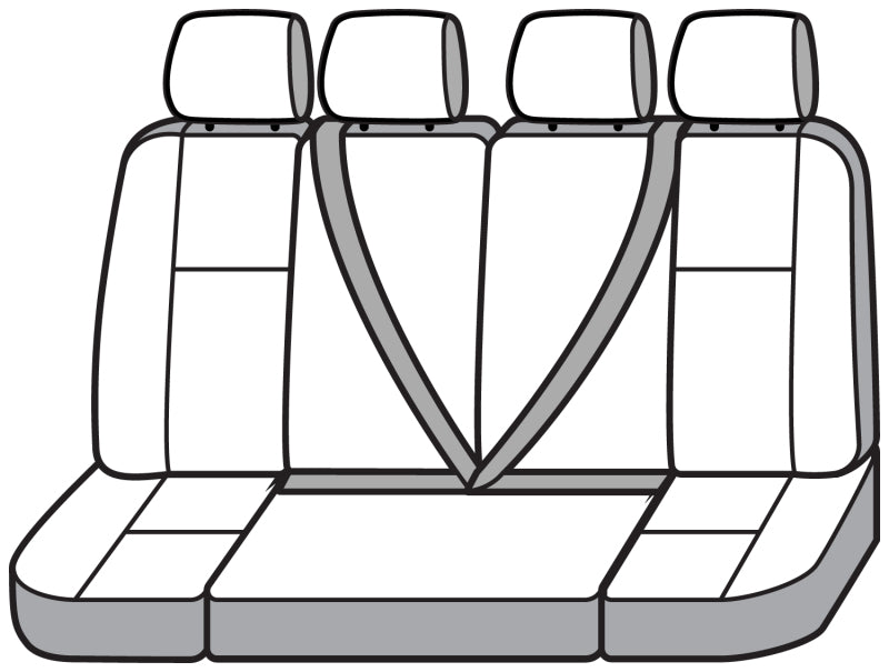 Covercraft 15-21 Ford Transit Waterproof Polyester SeatSaver Custom Third Row Seat Covers - Grey