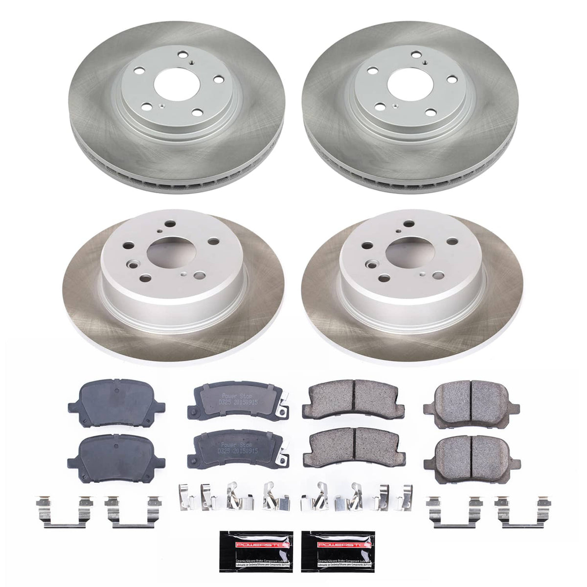 Power Stop 99-01 Lexus RX300 Front and Rear Semi-Coated Rotor Kit