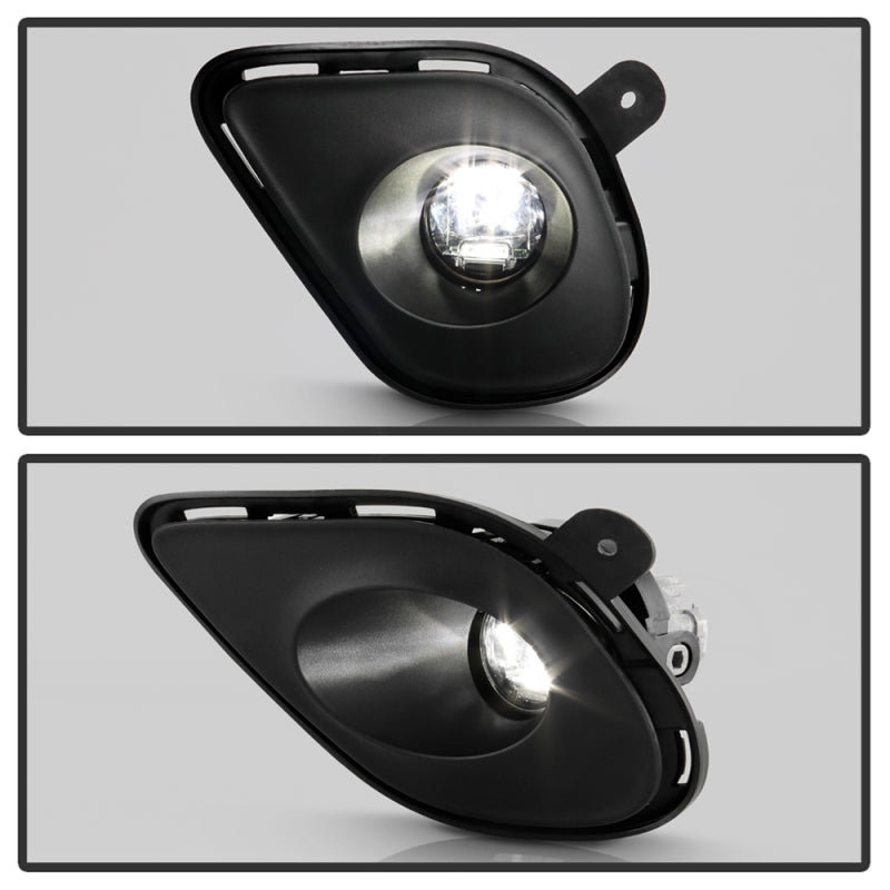 Spyder 15-19 Dodge Charger SRT OEM Full LED Fog Lights w/ Universal Switch (FL-DCH15-SRT-C)