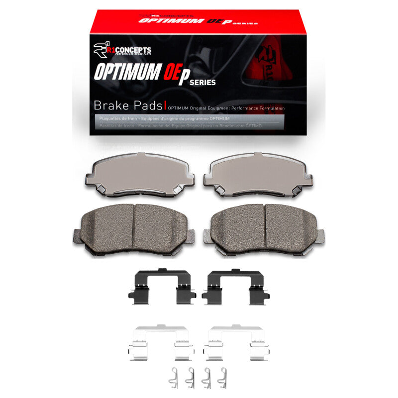 R1 2013-2025 Mazda CX-5 Front R1 Optimum OE Pads & Hardware Kit