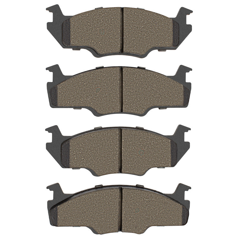 DFC 80-84 Volkswagen Jetta Sedan Front 5000 Advanced Semi Metallic Brake Pads and Hardware Kit