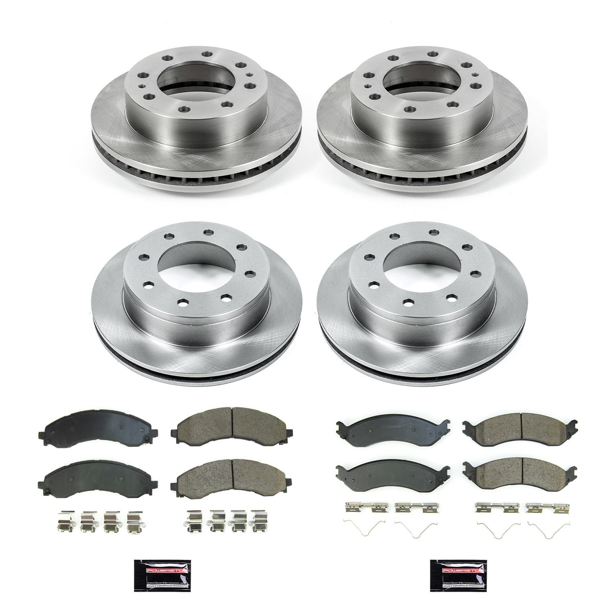 Power Stop 2021 GMC Savana 3500 Front & Rear Autospecialty Brake Kit