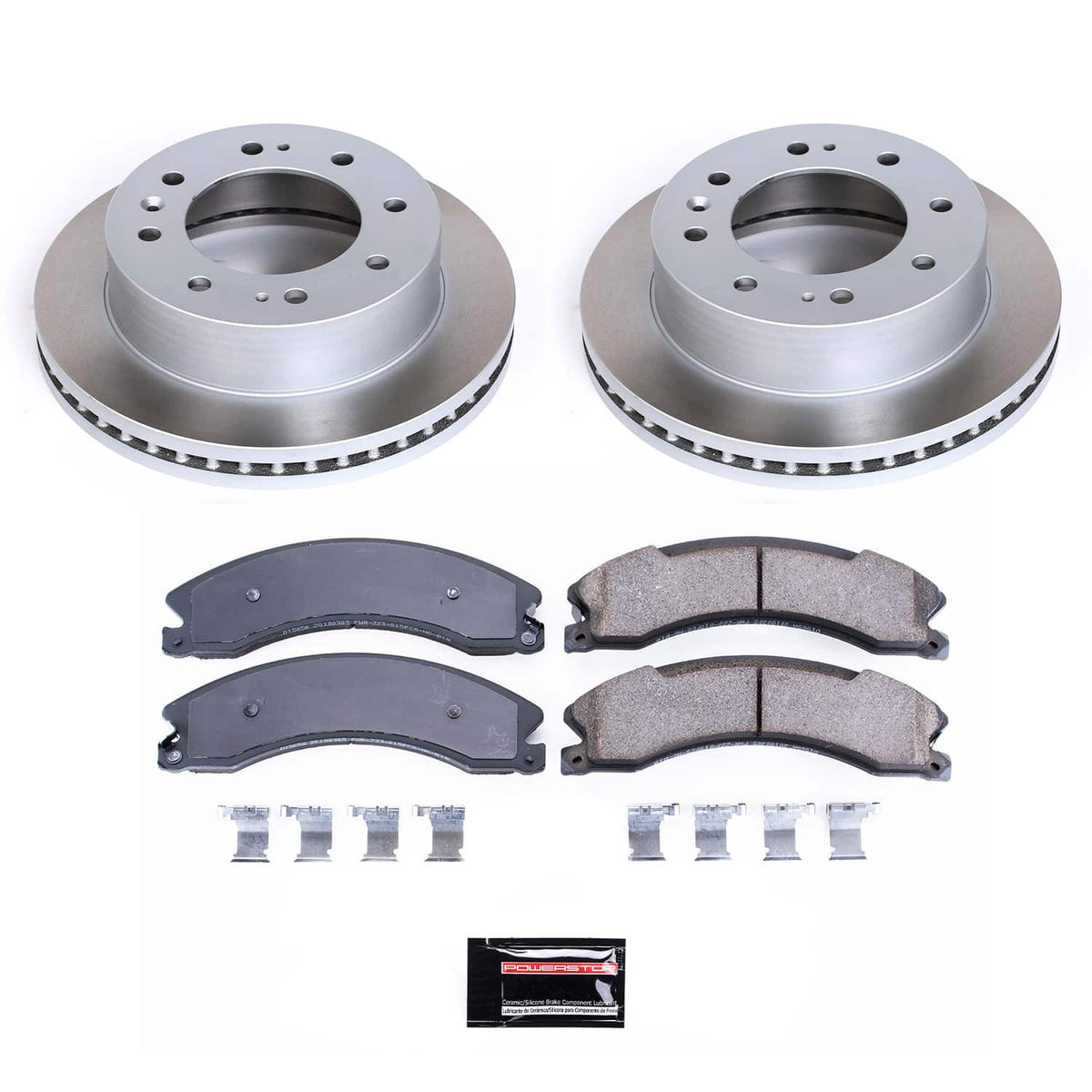 Power Stop 12-19 GMC Sierra 3500 HD Front Semi-Coated Rotor Kit