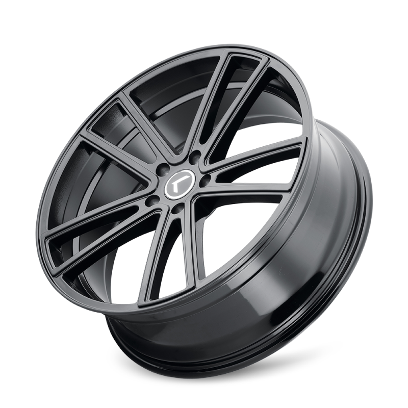 Kraze KR190 Lusso 22x8.5 / 5x112 BP / 38mm Offset / 66.56mm Hub Gloss Black Wheel